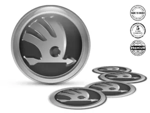 Skoda Ruota Badges Stile Adesivi Epossidici Top